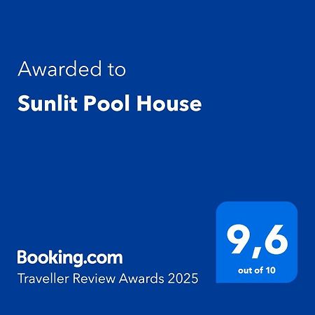 Sunlit Pool House Villa Posidhonia  ภายนอก รูปภาพ
