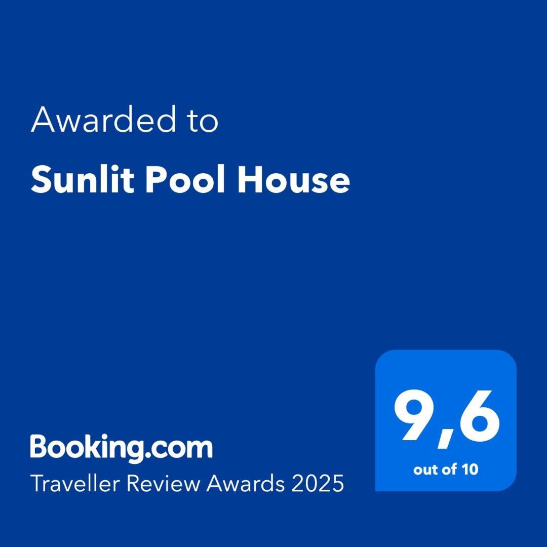 Sunlit Pool House Villa Posidhonia  ภายนอก รูปภาพ